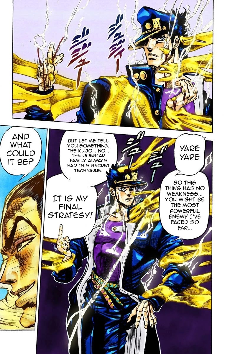 JoJo's Bizarre Adventure Part 3 - Stardust Crusaders (Official Colored) chapter 25 page 15