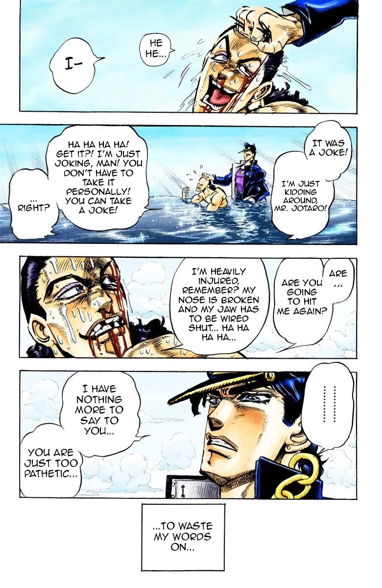 JoJo's Bizarre Adventure Part 3 - Stardust Crusaders (Official Colored) chapter 26 page 15