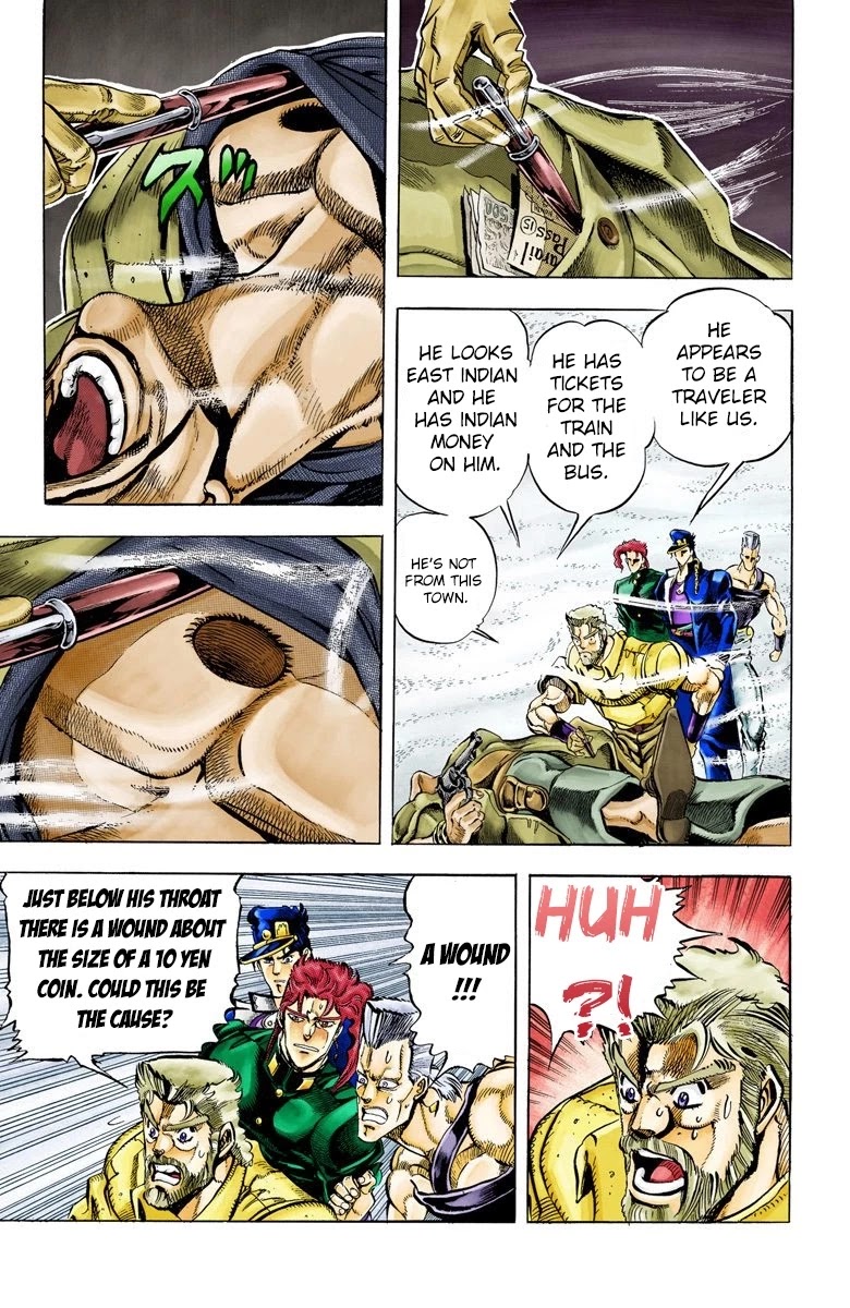 JoJo's Bizarre Adventure Part 3 - Stardust Crusaders (Official Colored) chapter 42 page 12