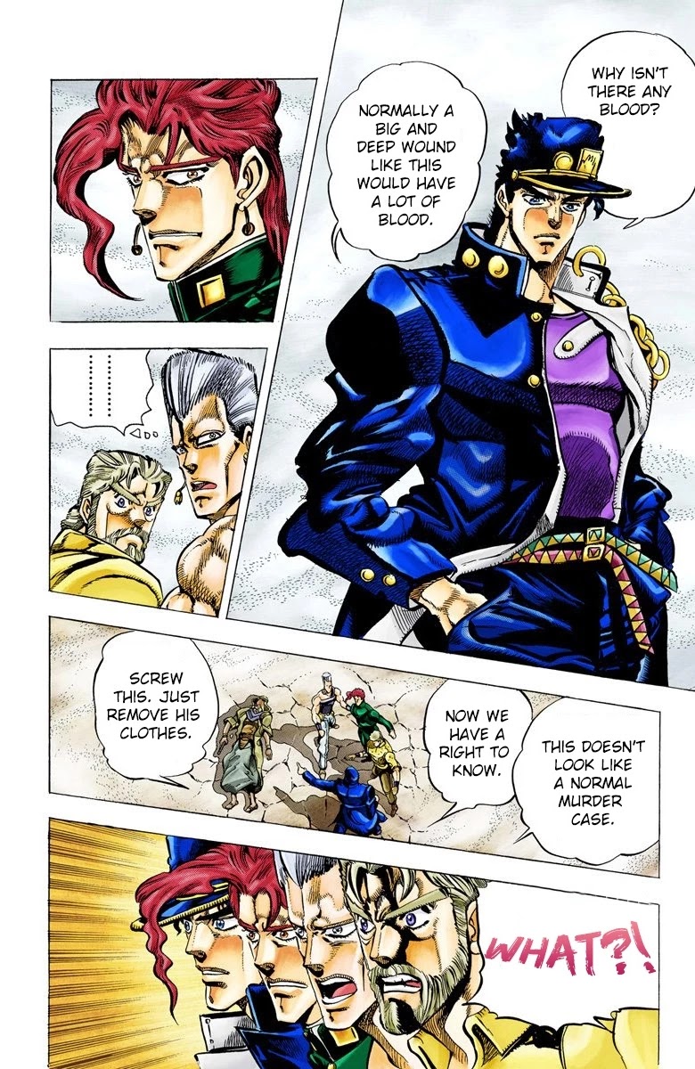 JoJo's Bizarre Adventure Part 3 - Stardust Crusaders (Official Colored) chapter 42 page 13