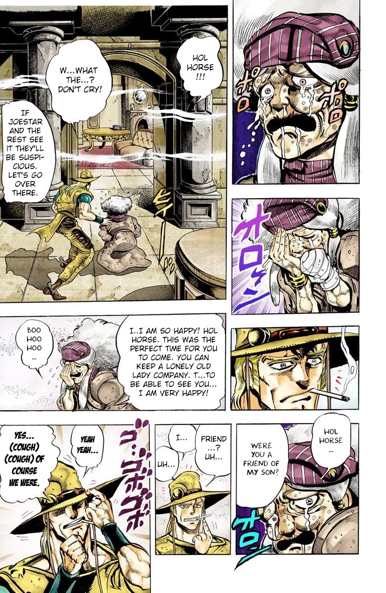 JoJo's Bizarre Adventure Part 3 - Stardust Crusaders (Official Colored) chapter 43 page 9
