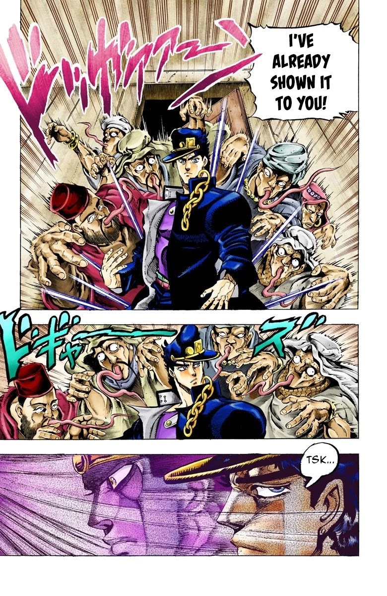 JoJo's Bizarre Adventure Part 3 - Stardust Crusaders (Official Colored) chapter 46 page 9