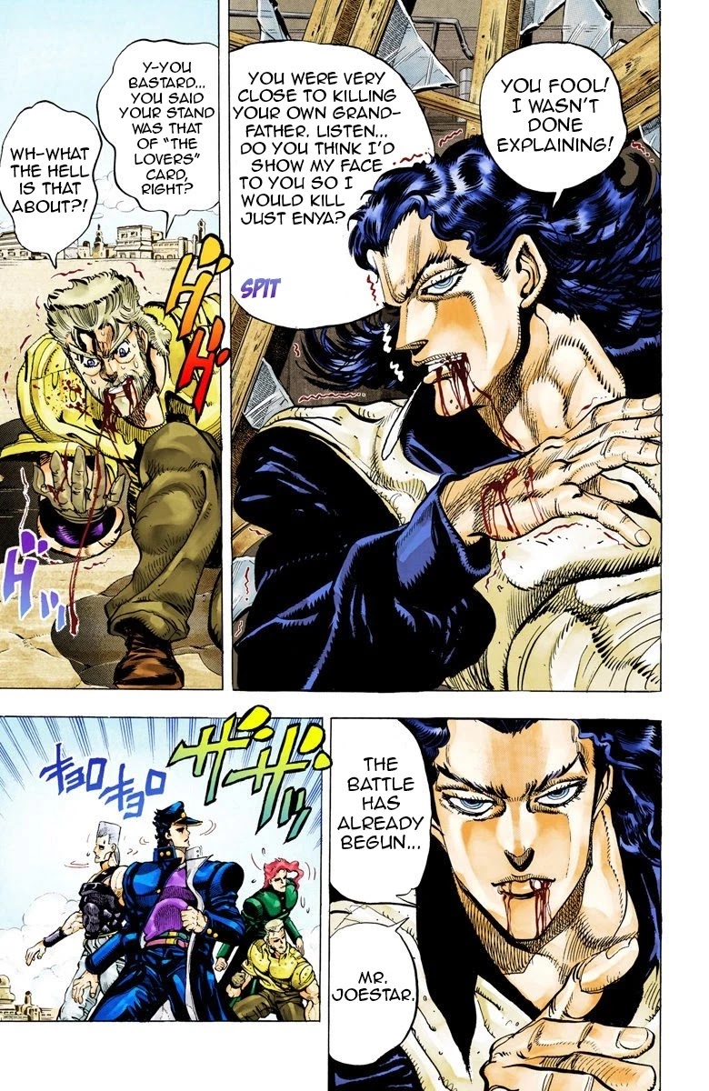 JoJo's Bizarre Adventure Part 3 - Stardust Crusaders (Official Colored) chapter 48 page 13