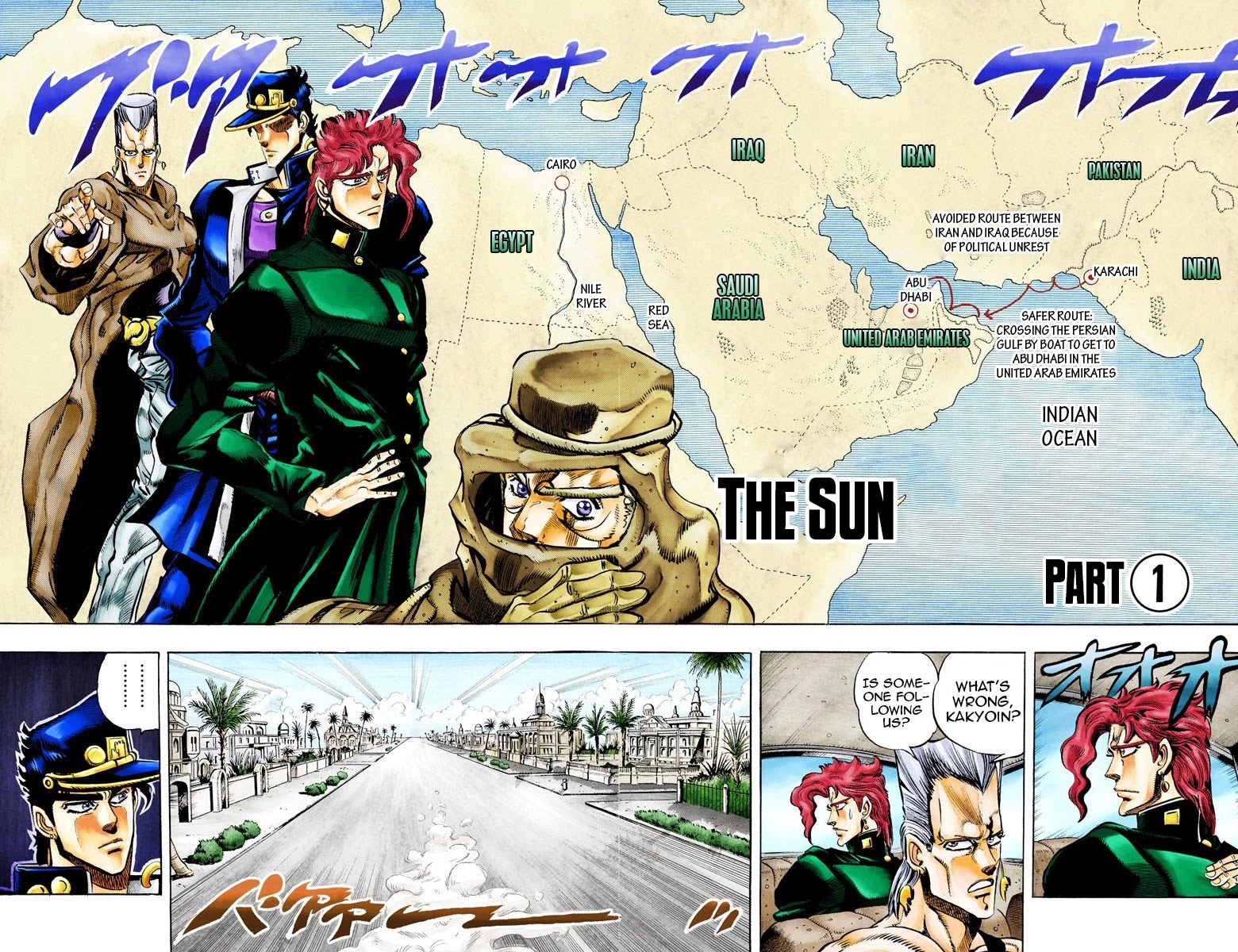 JoJo's Bizarre Adventure Part 3 - Stardust Crusaders (Official Colored) chapter 53 page 2