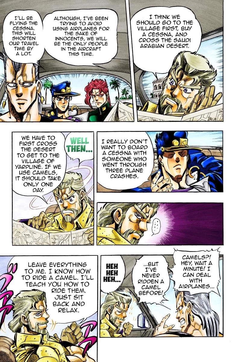 JoJo's Bizarre Adventure Part 3 - Stardust Crusaders (Official Colored) chapter 53 page 4