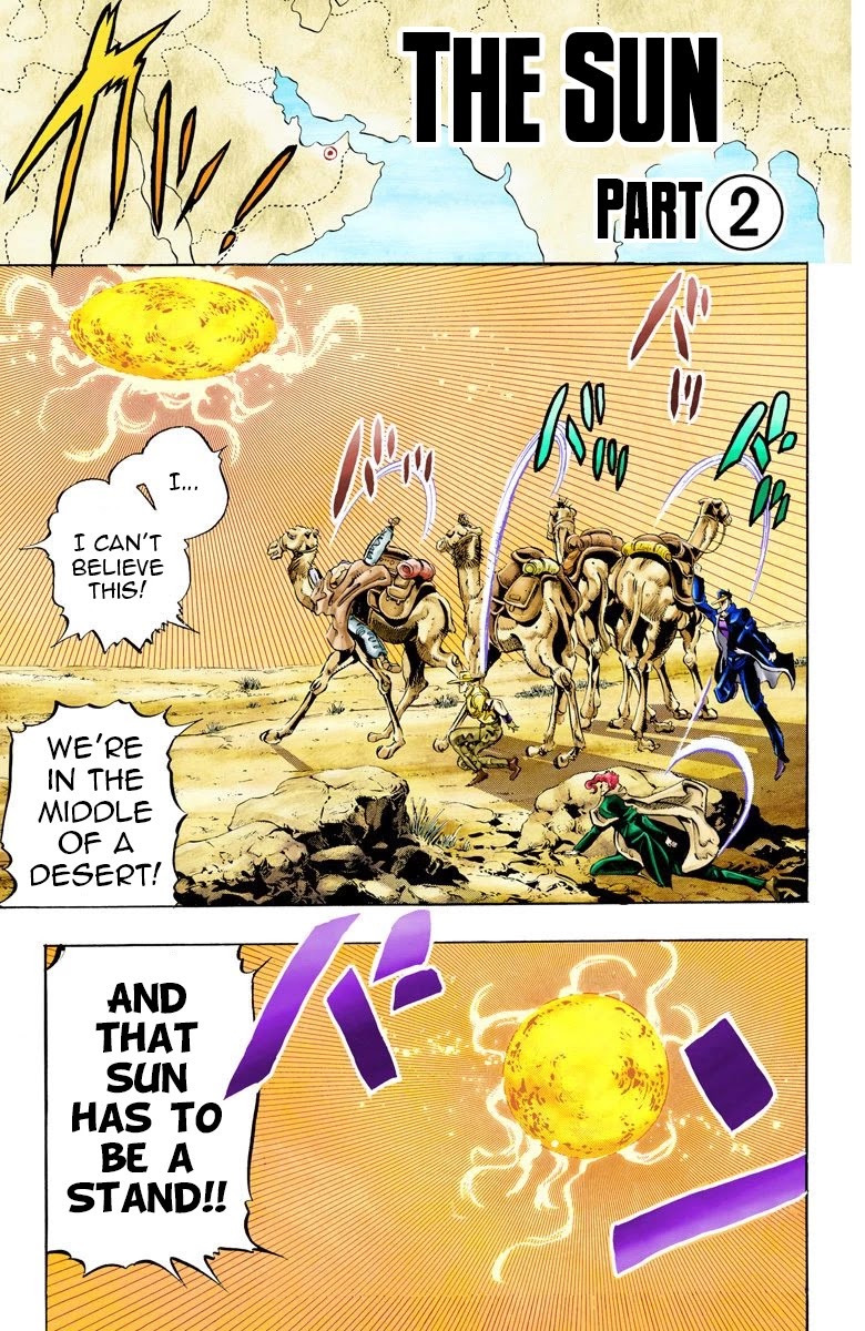 JoJo's Bizarre Adventure Part 3 - Stardust Crusaders (Official Colored) chapter 54 page 1