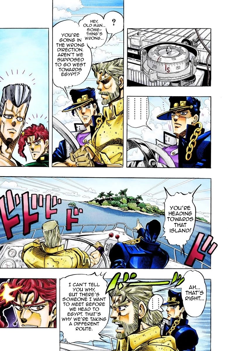 JoJo's Bizarre Adventure Part 3 - Stardust Crusaders (Official Colored) chapter 61 page 3