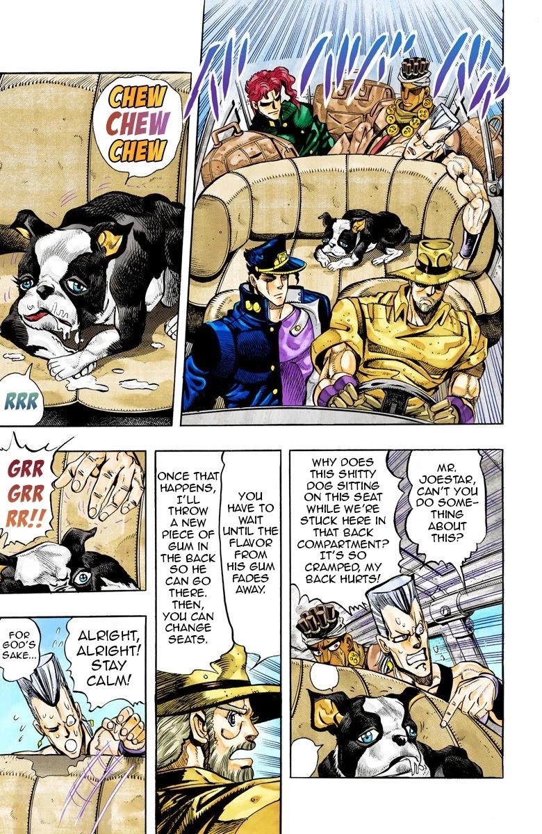 JoJo's Bizarre Adventure Part 3 - Stardust Crusaders (Official Colored) chapter 71 page 9