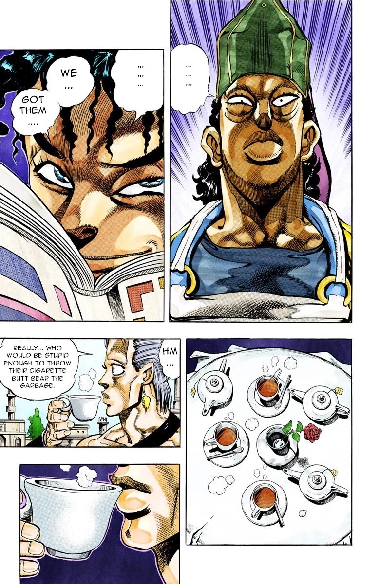 JoJo's Bizarre Adventure Part 3 - Stardust Crusaders (Official Colored) chapter 77 page 13