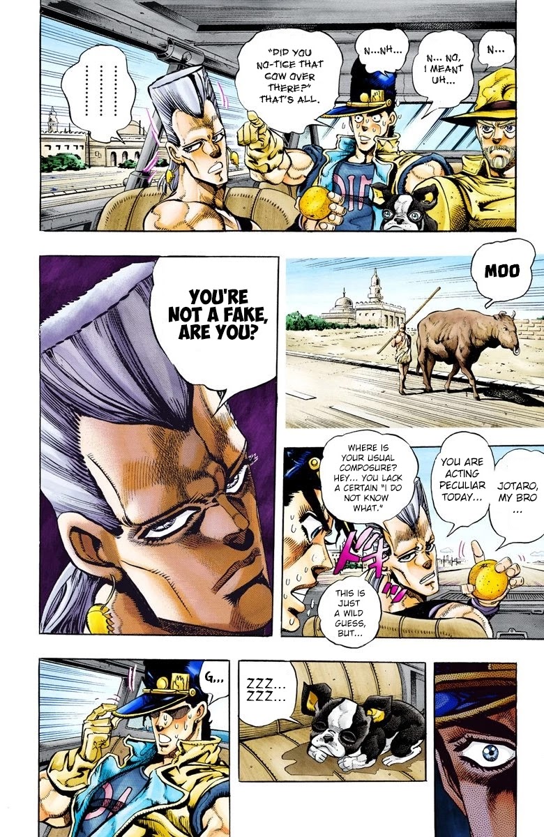 JoJo's Bizarre Adventure Part 3 - Stardust Crusaders (Official Colored) chapter 78 page 12