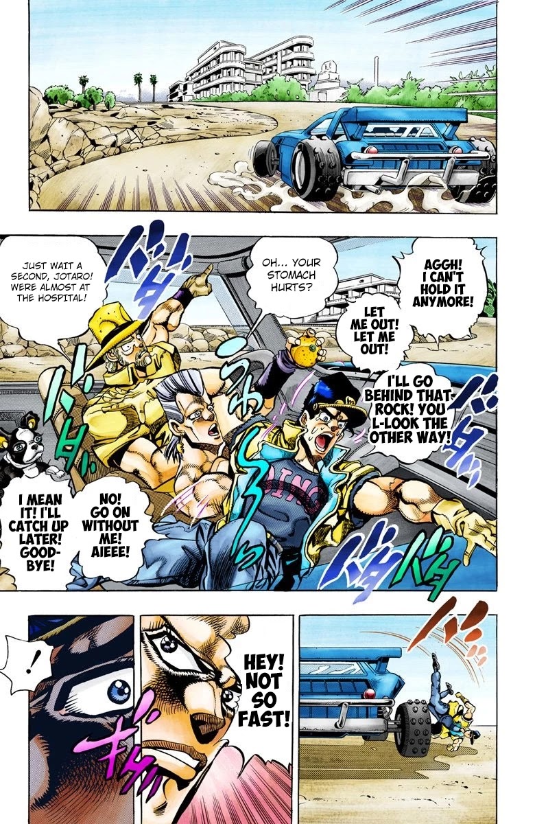 JoJo's Bizarre Adventure Part 3 - Stardust Crusaders (Official Colored) chapter 79 page 9
