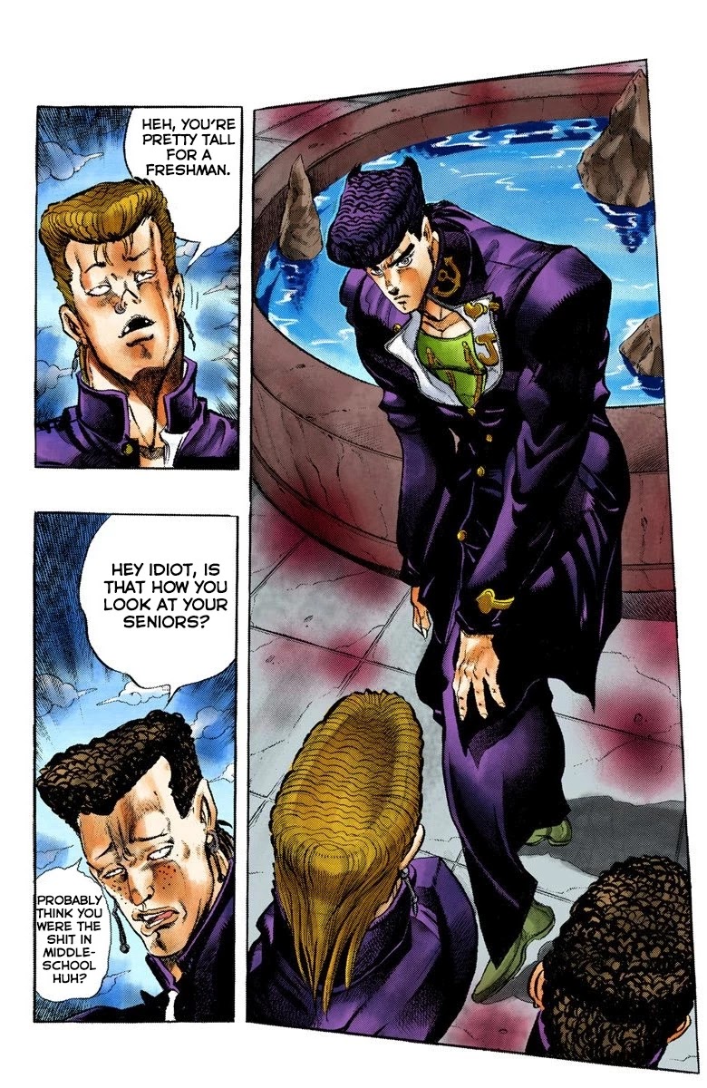JoJo's Bizarre Adventure Part 4 - Diamond is Unbreakable (Official Colored) chapter 1 page 11