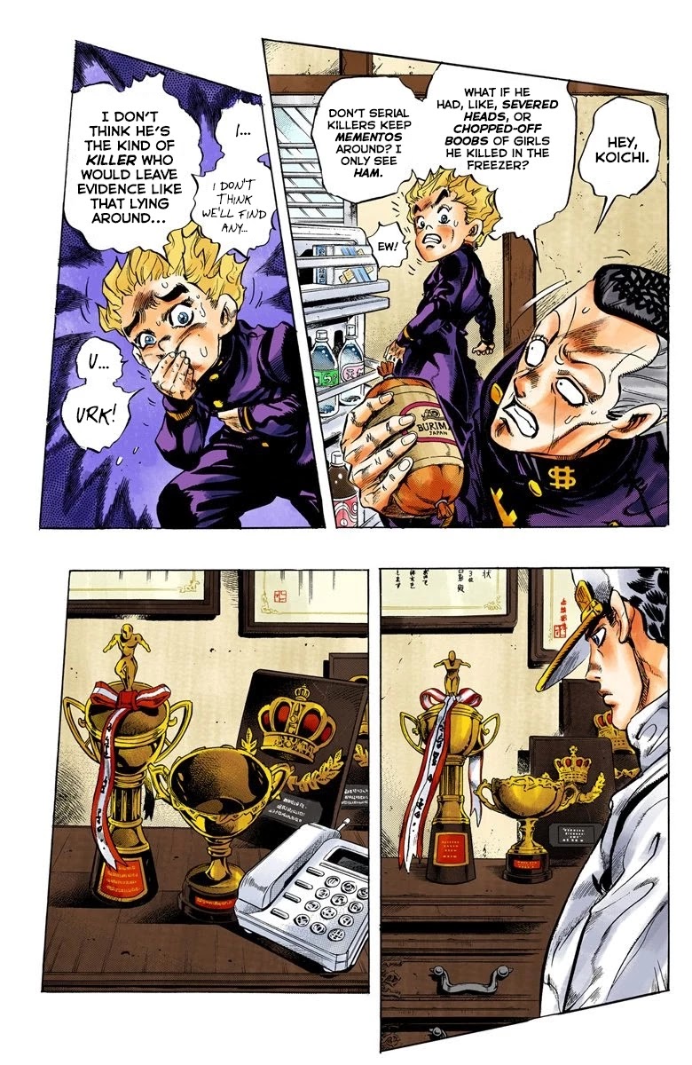 JoJo's Bizarre Adventure Part 4 - Diamond is Unbreakable (Official Colored) chapter 100 page 6