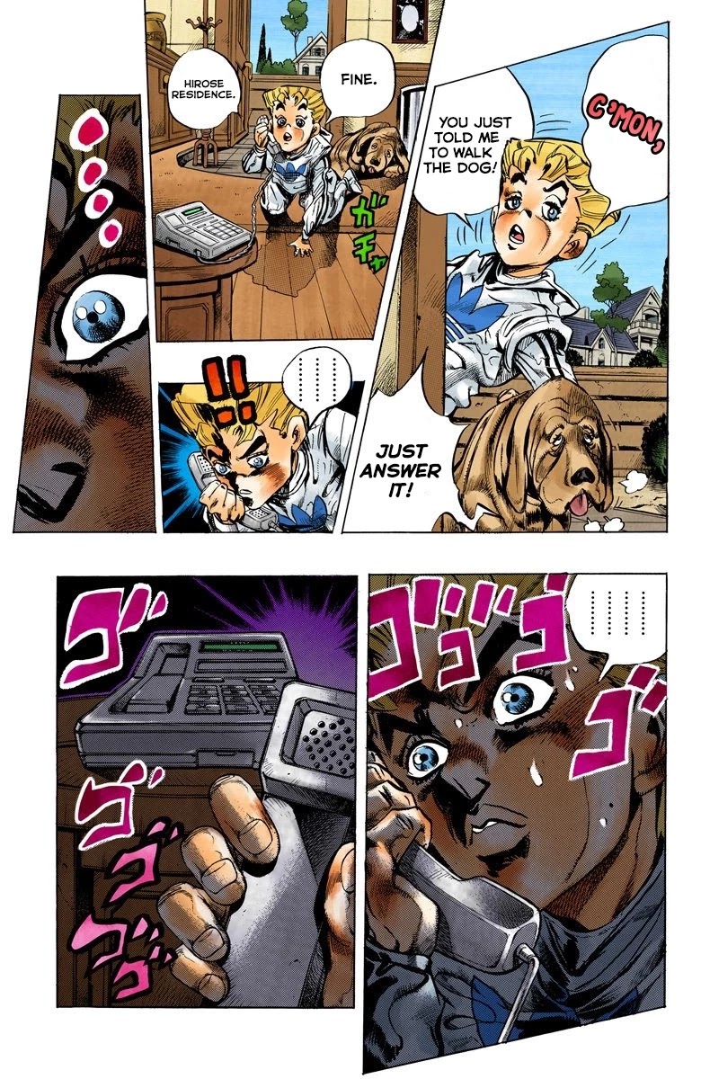 JoJo's Bizarre Adventure Part 4 - Diamond is Unbreakable (Official Colored) chapter 123 page 6