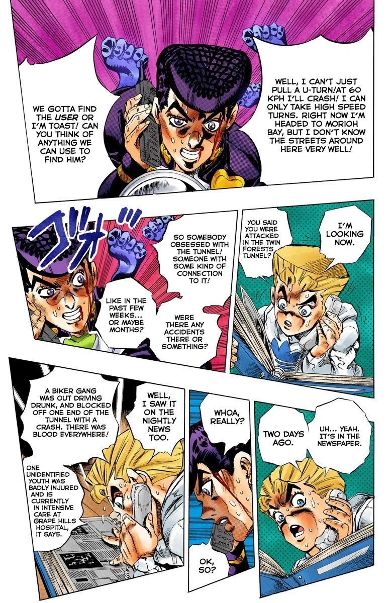 JoJo's Bizarre Adventure Part 4 - Diamond is Unbreakable (Official Colored) chapter 123 page 8