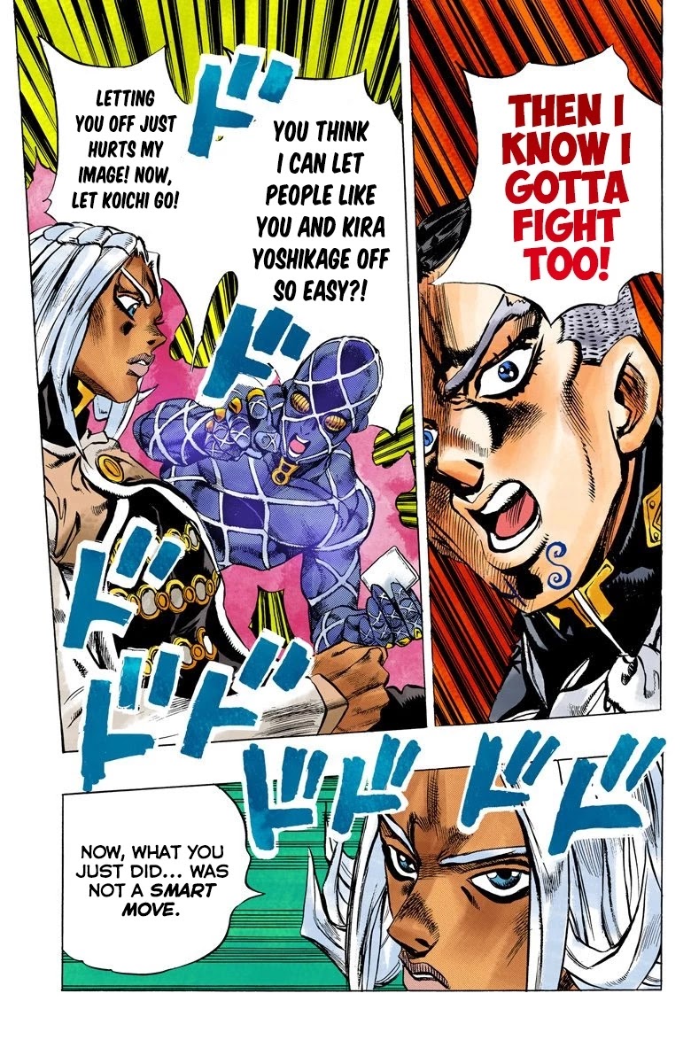 JoJo's Bizarre Adventure Part 4 - Diamond is Unbreakable (Official Colored) chapter 142 page 19