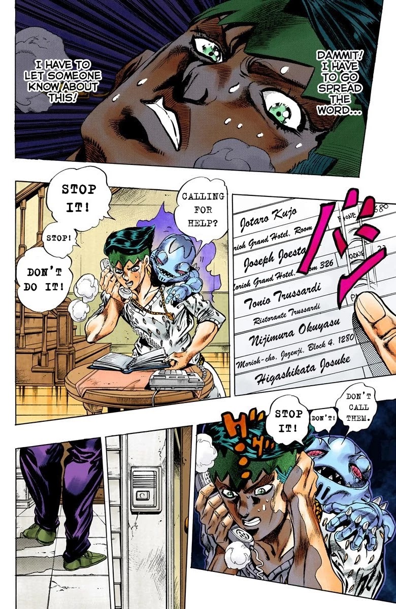 JoJo's Bizarre Adventure Part 4 - Diamond is Unbreakable (Official Colored) chapter 149 page 9