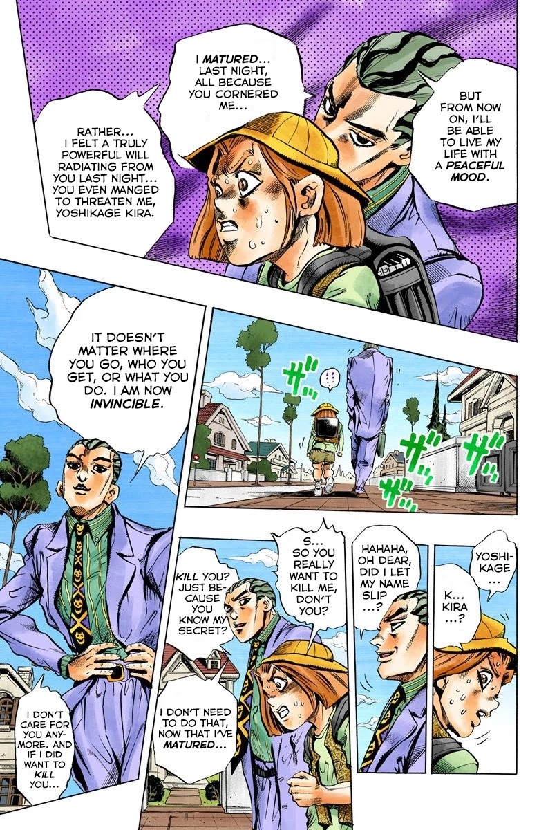 JoJo's Bizarre Adventure Part 4 - Diamond is Unbreakable (Official Colored) chapter 154 page 10