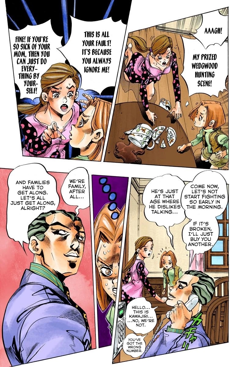 JoJo's Bizarre Adventure Part 4 - Diamond is Unbreakable (Official Colored) chapter 154 page 6