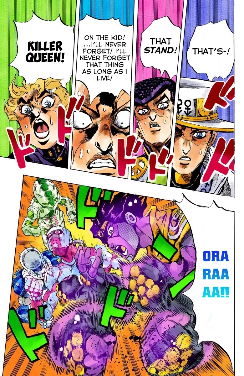 JoJo's Bizarre Adventure Part 4 - Diamond is Unbreakable (Official Colored) chapter 158 page 12