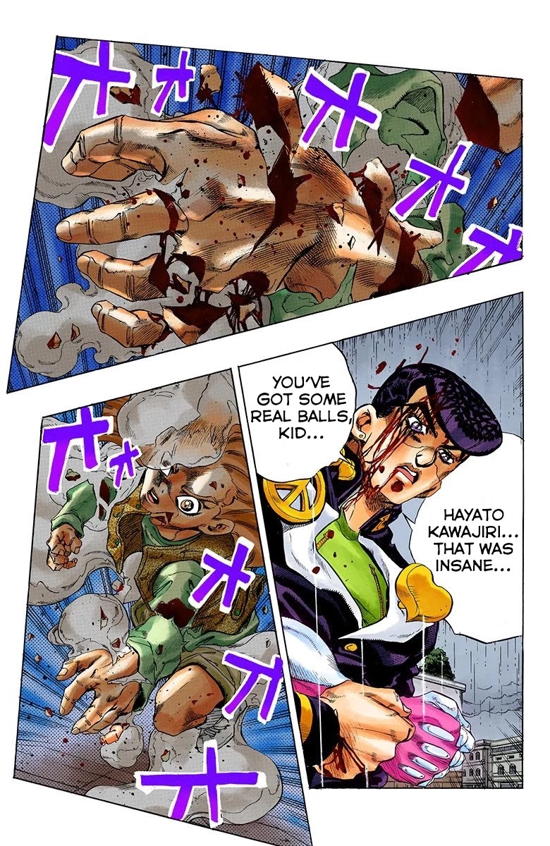 JoJo's Bizarre Adventure Part 4 - Diamond is Unbreakable (Official Colored) chapter 164 page 14