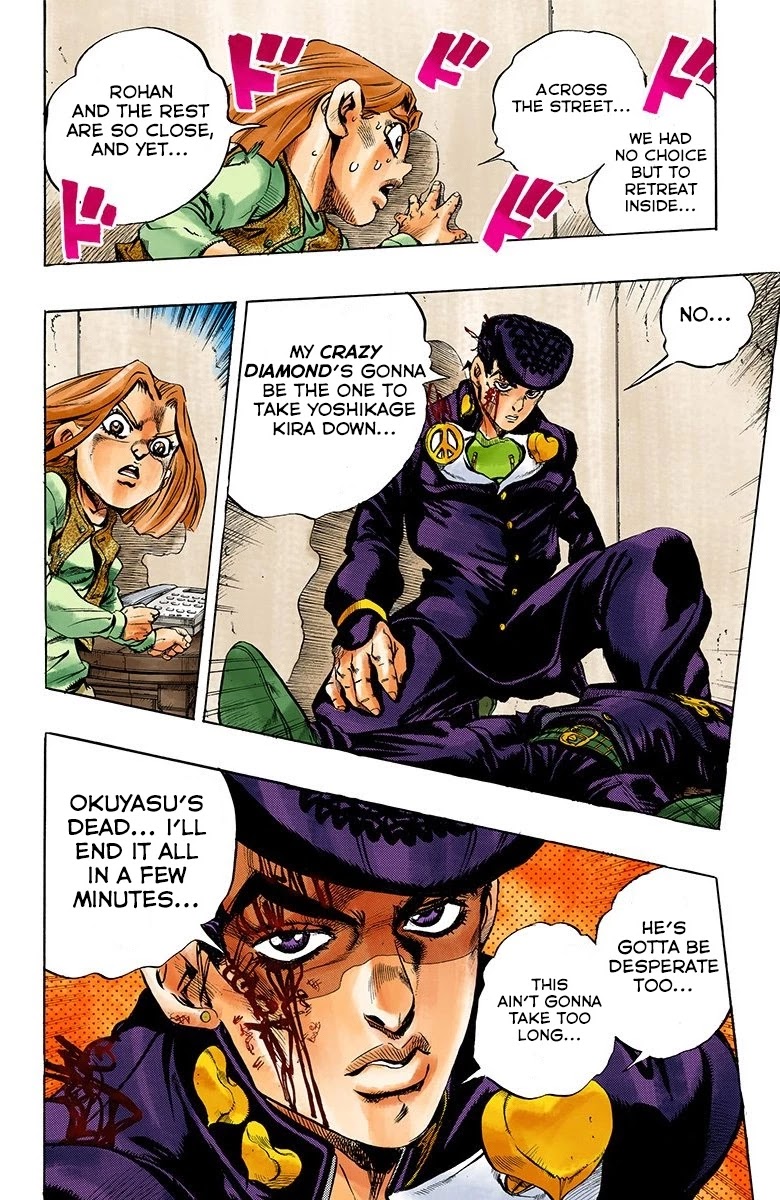 JoJo's Bizarre Adventure Part 4 - Diamond is Unbreakable (Official Colored) chapter 166 page 11