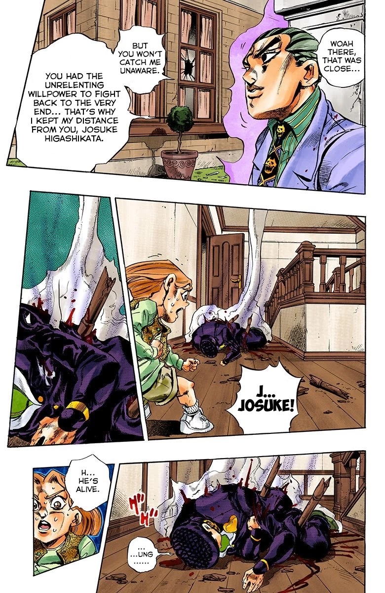 JoJo's Bizarre Adventure Part 4 - Diamond is Unbreakable (Official Colored) chapter 167 page 17