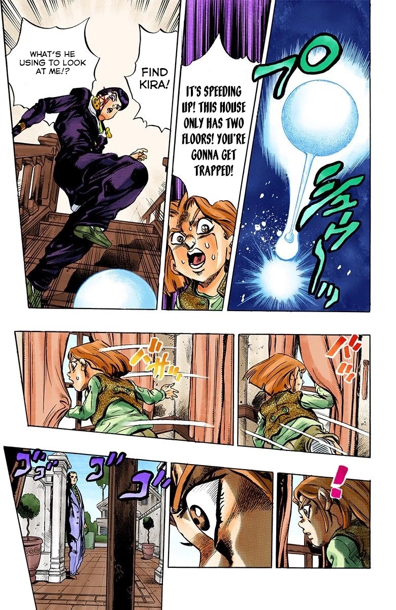 JoJo's Bizarre Adventure Part 4 - Diamond is Unbreakable (Official Colored) chapter 167 page 9