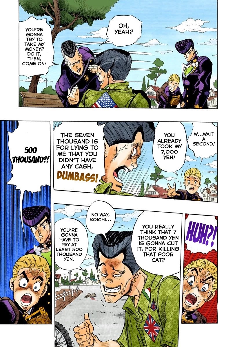 JoJo's Bizarre Adventure Part 4 - Diamond is Unbreakable (Official Colored) chapter 20 page 10