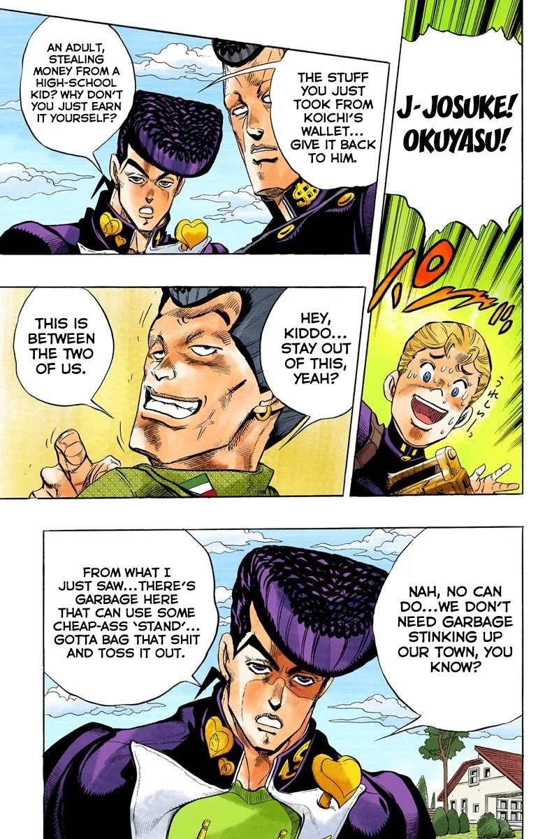 JoJo's Bizarre Adventure Part 4 - Diamond is Unbreakable (Official Colored) chapter 20 page 8