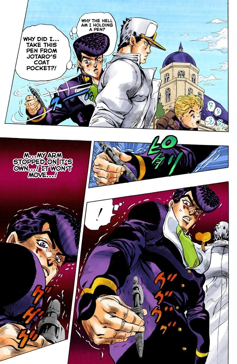 JoJo's Bizarre Adventure Part 4 - Diamond is Unbreakable (Official Colored) chapter 28 page 10