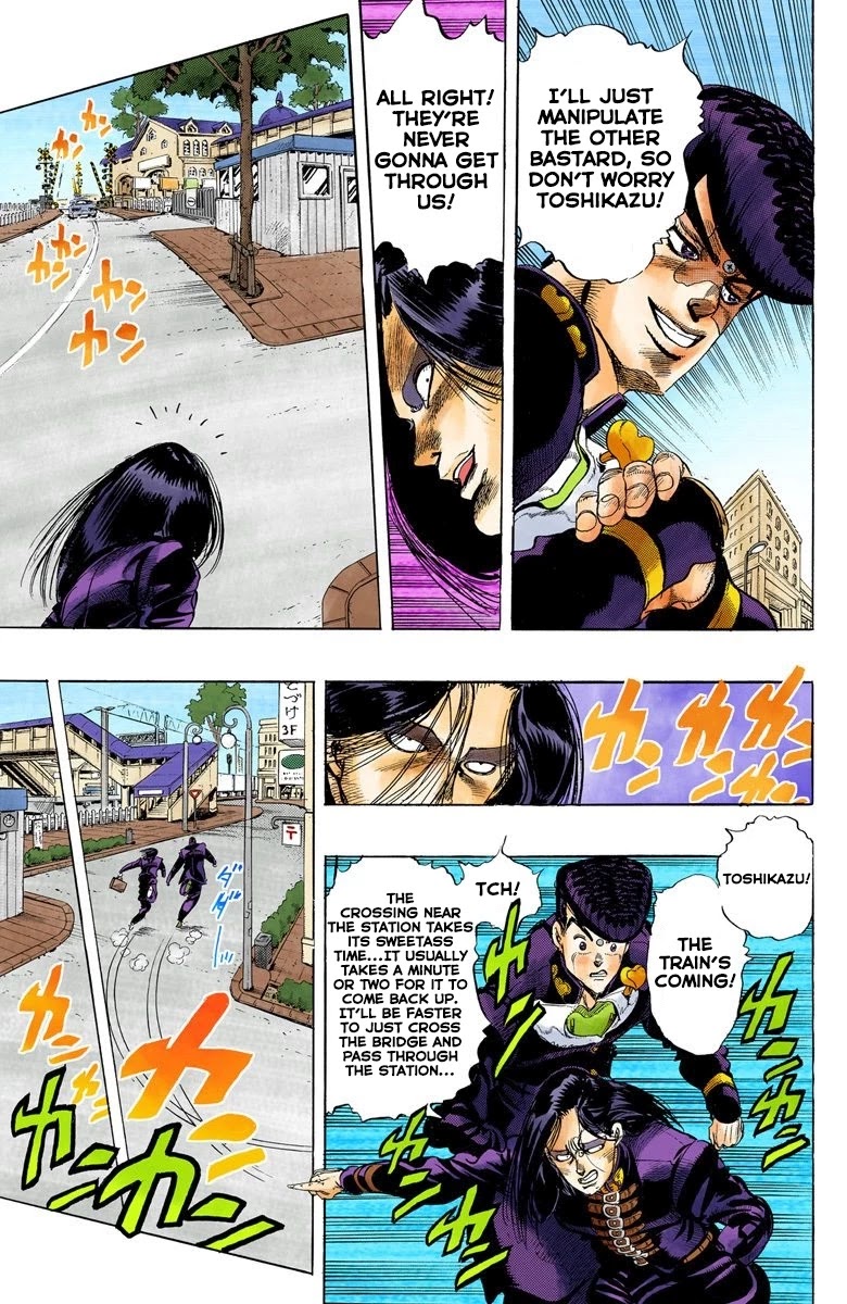 JoJo's Bizarre Adventure Part 4 - Diamond is Unbreakable (Official Colored) chapter 28 page 4