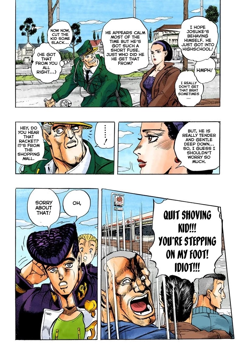 JoJo's Bizarre Adventure Part 4 - Diamond is Unbreakable (Official Colored) chapter 3 page 11