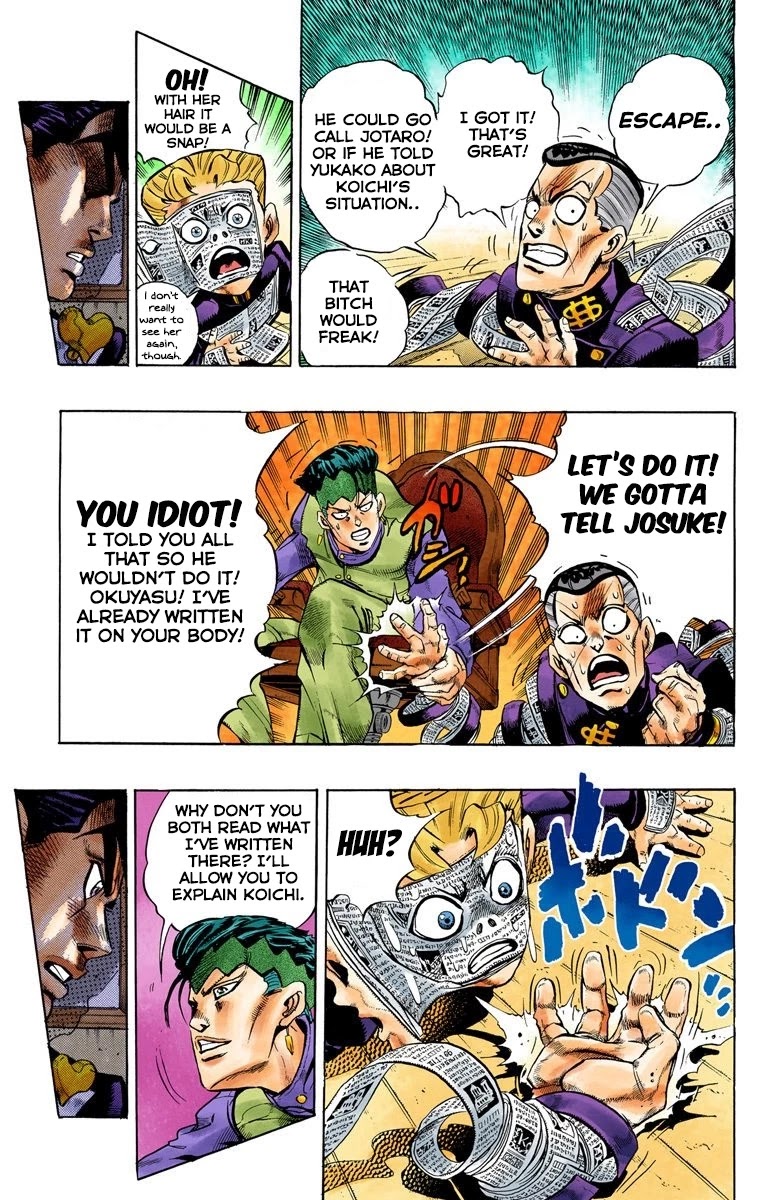 JoJo's Bizarre Adventure Part 4 - Diamond is Unbreakable (Official Colored) chapter 58 page 8