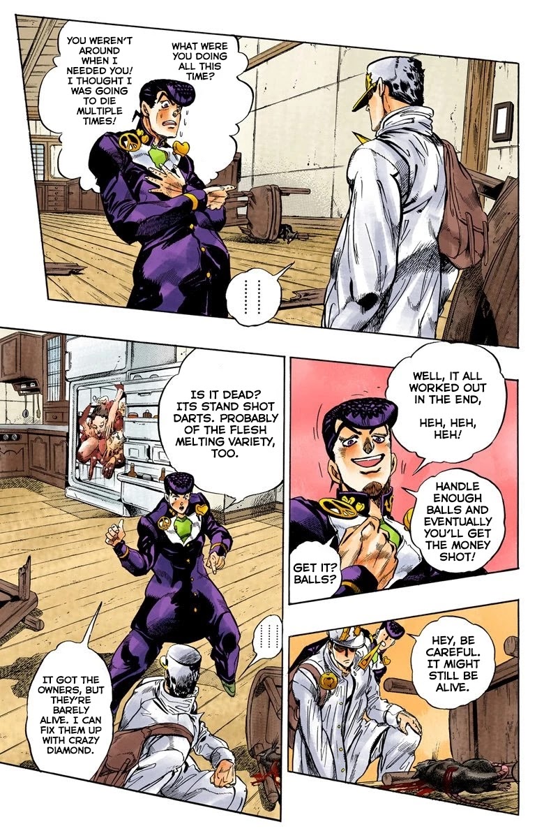 JoJo's Bizarre Adventure Part 4 - Diamond is Unbreakable (Official Colored) chapter 62 page 12