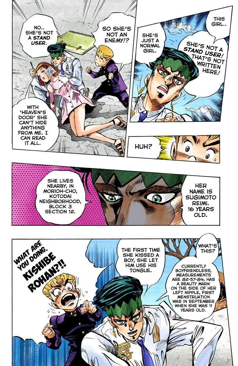 JoJo's Bizarre Adventure Part 4 - Diamond is Unbreakable (Official Colored) chapter 66 page 9