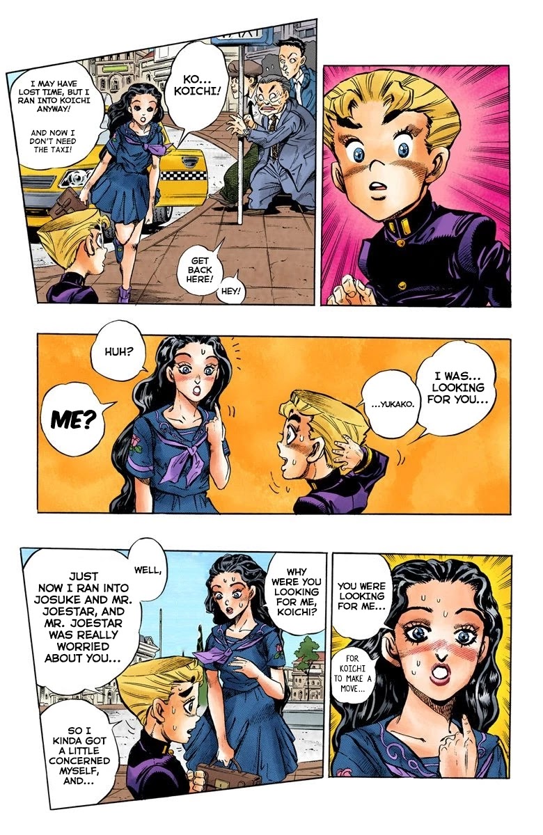 JoJo's Bizarre Adventure Part 4 - Diamond is Unbreakable (Official Colored) chapter 84 page 7