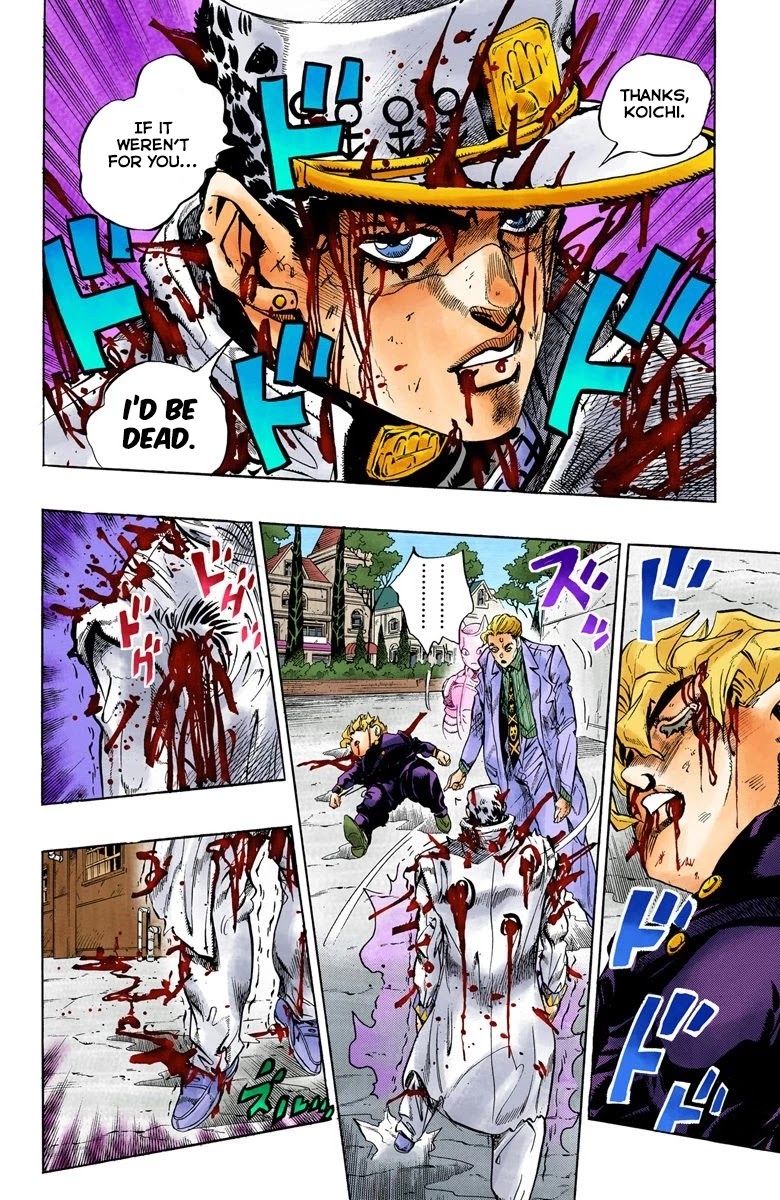 JoJo's Bizarre Adventure Part 4 - Diamond is Unbreakable (Official Colored) chapter 97 page 10