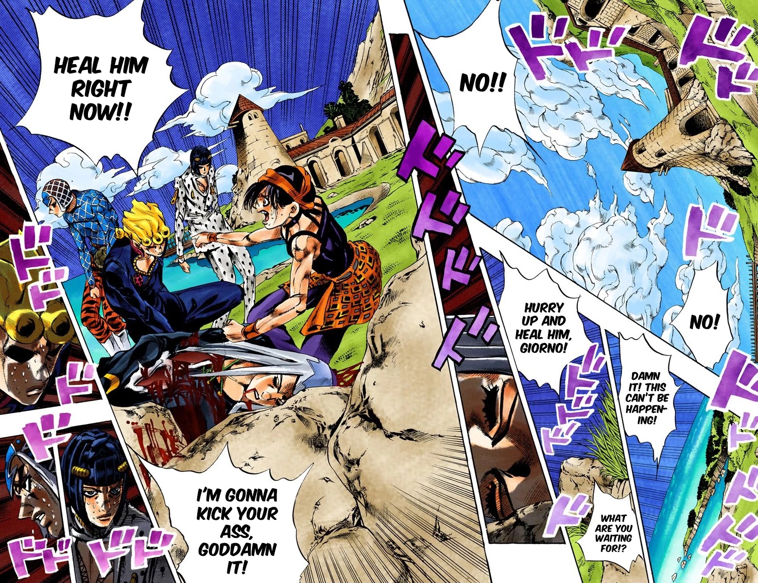 JoJo's Bizarre Adventure Part 5 - Vento Aureo (Official Colored) chapter 111 page 9