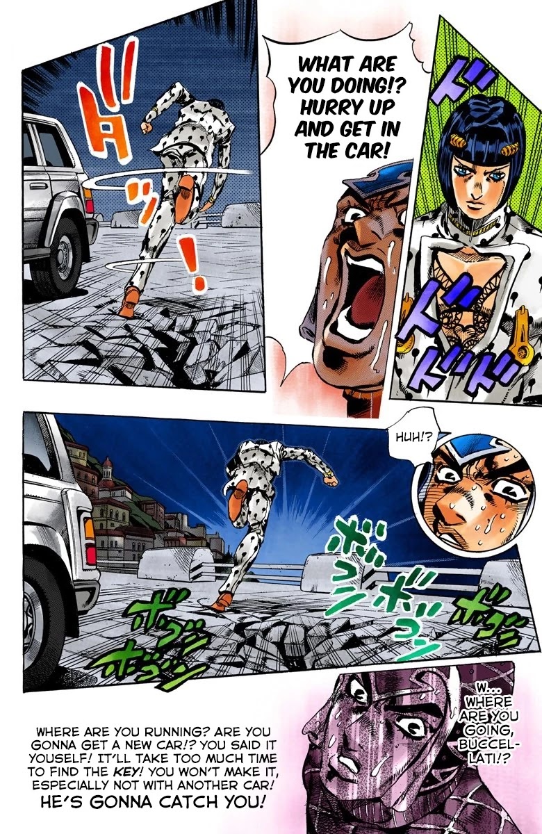 JoJo's Bizarre Adventure Part 5 - Vento Aureo (Official Colored) chapter 117 page 14