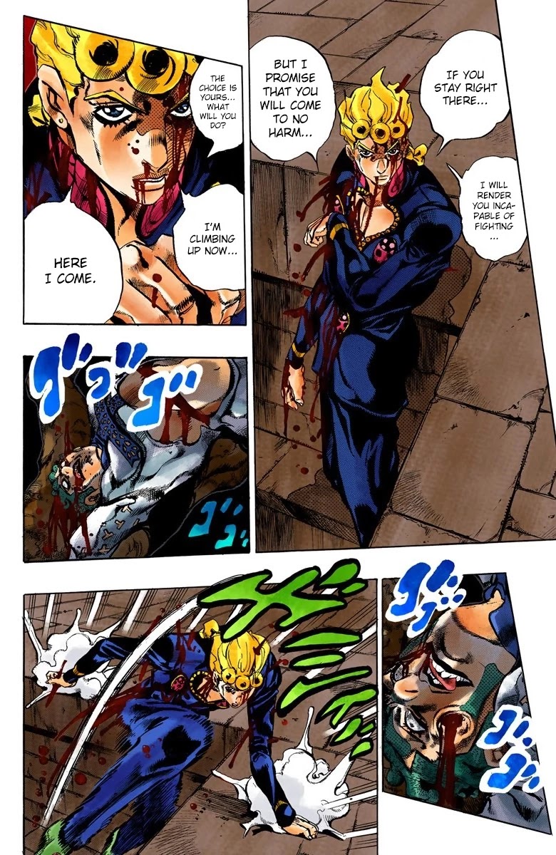 JoJo's Bizarre Adventure Part 5 - Vento Aureo (Official Colored) chapter 123 page 6