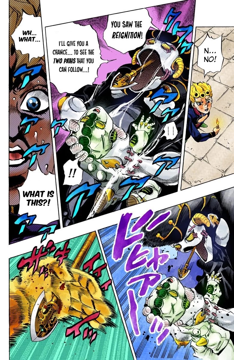 JoJo's Bizarre Adventure Part 5 - Vento Aureo (Official Colored) chapter 14 page 8