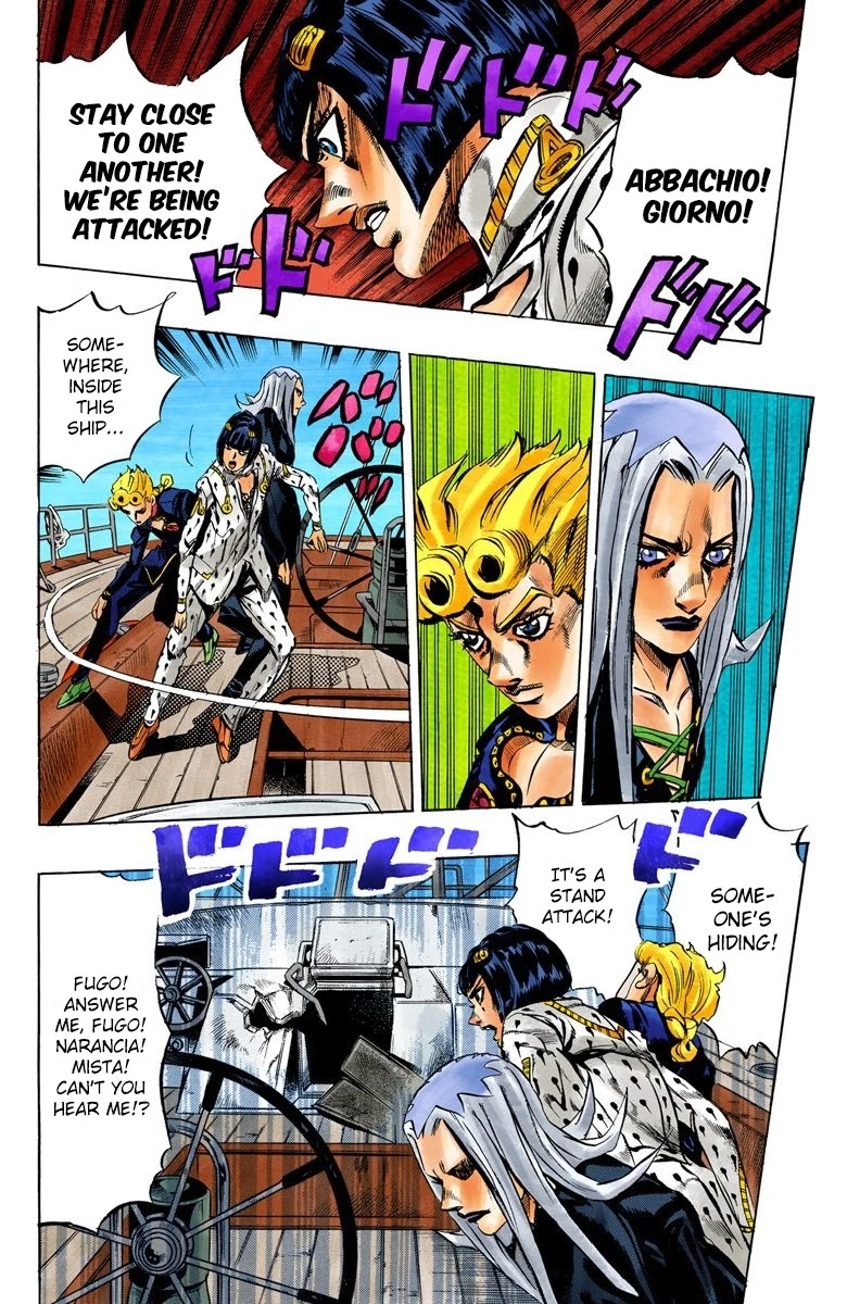 JoJo's Bizarre Adventure Part 5 - Vento Aureo (Official Colored) chapter 19 page 9