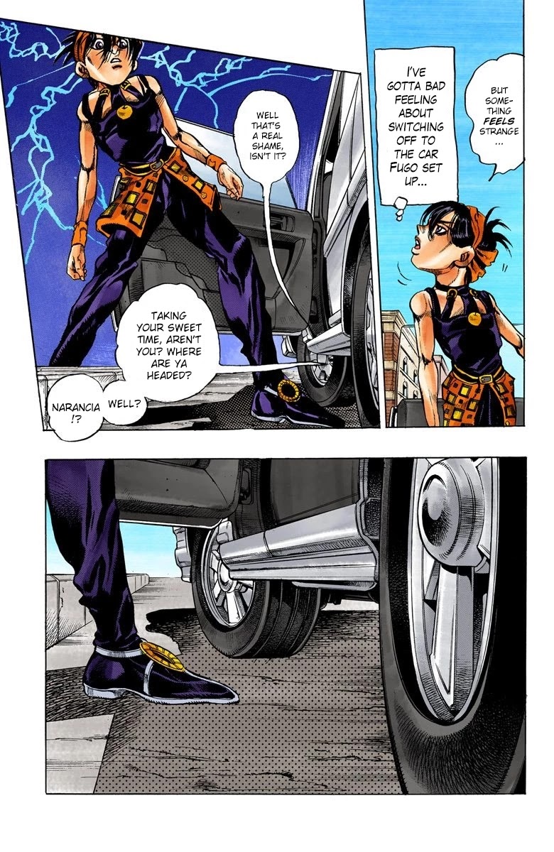 JoJo's Bizarre Adventure Part 5 - Vento Aureo (Official Colored) chapter 31 page 8