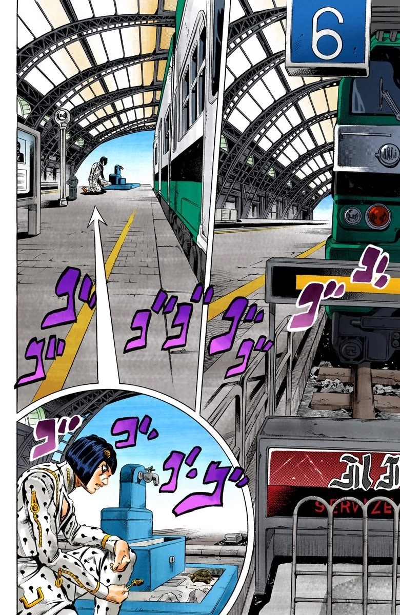 JoJo's Bizarre Adventure Part 5 - Vento Aureo (Official Colored) chapter 47 page 11