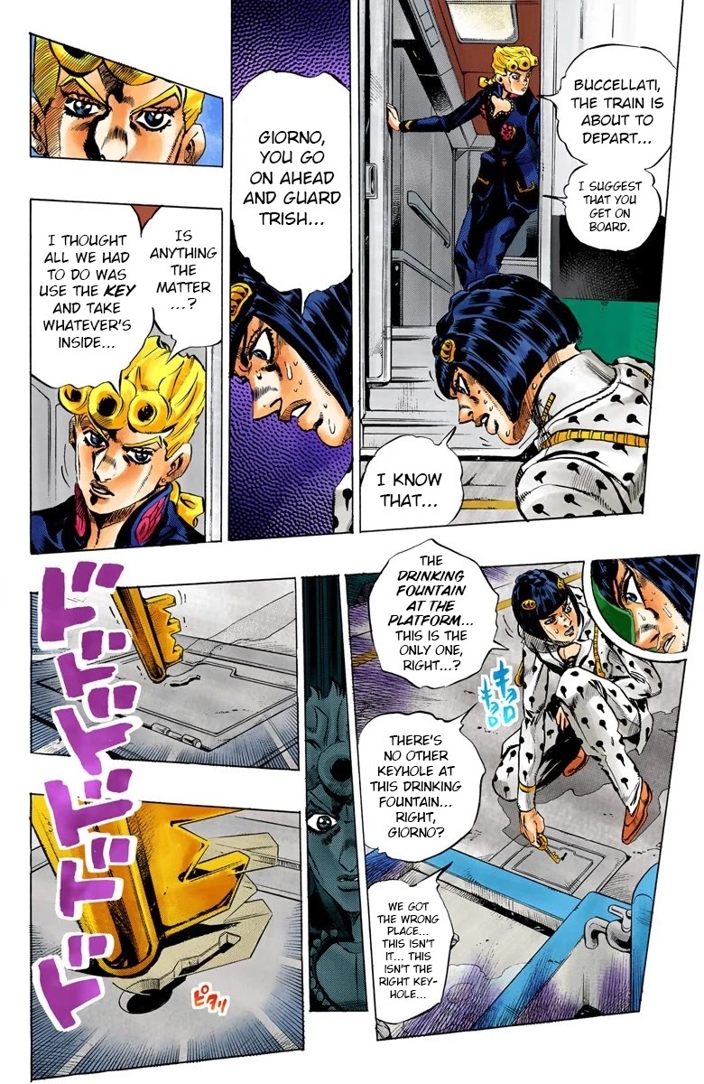JoJo's Bizarre Adventure Part 5 - Vento Aureo (Official Colored) chapter 47 page 15