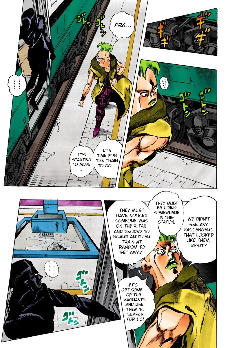 JoJo's Bizarre Adventure Part 5 - Vento Aureo (Official Colored) chapter 48 page 11