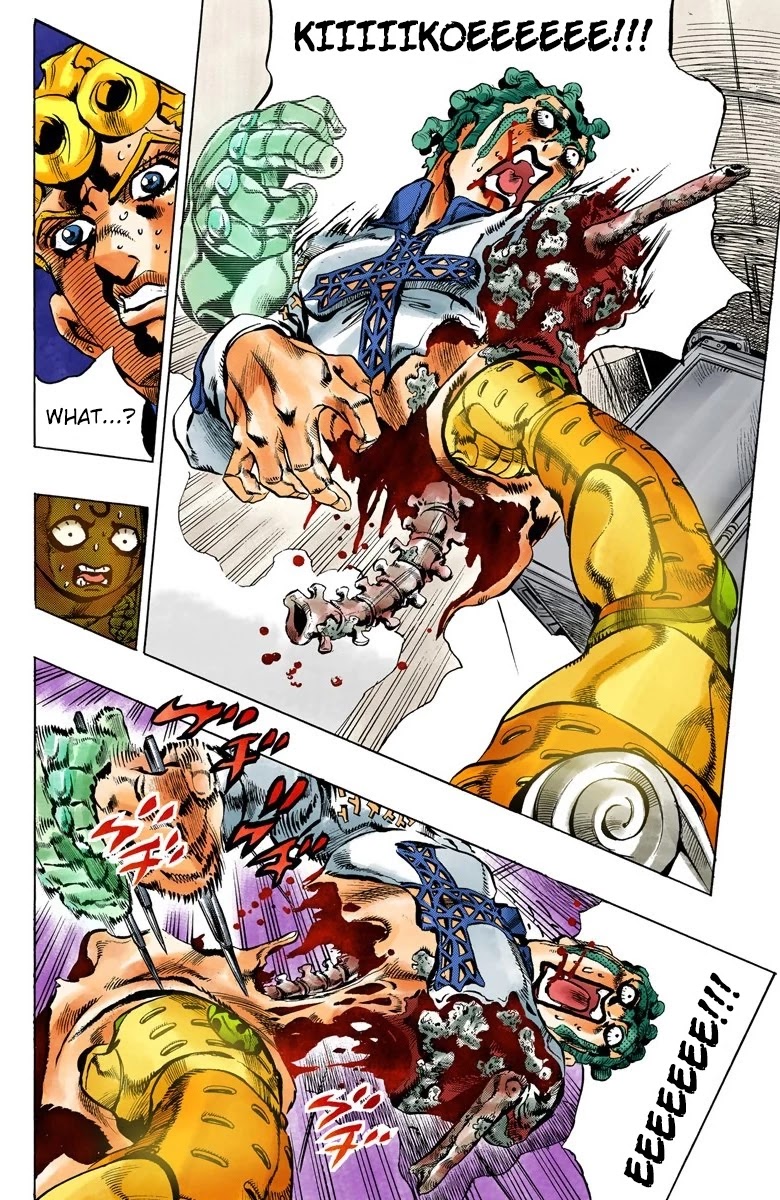 JoJo's Bizarre Adventure Part 5 - Vento Aureo (Official Colored) chapter 121 page 15