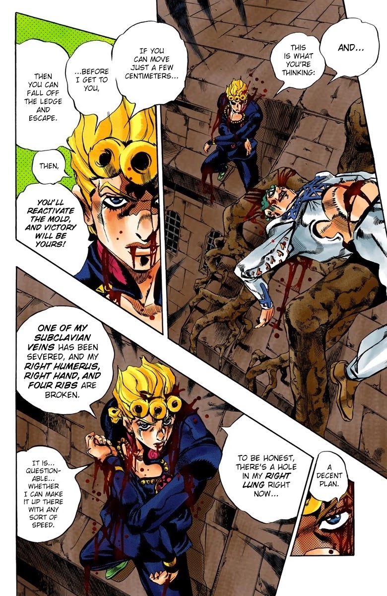 JoJo's Bizarre Adventure Part 5 - Vento Aureo (Official Colored) chapter 123 page 4