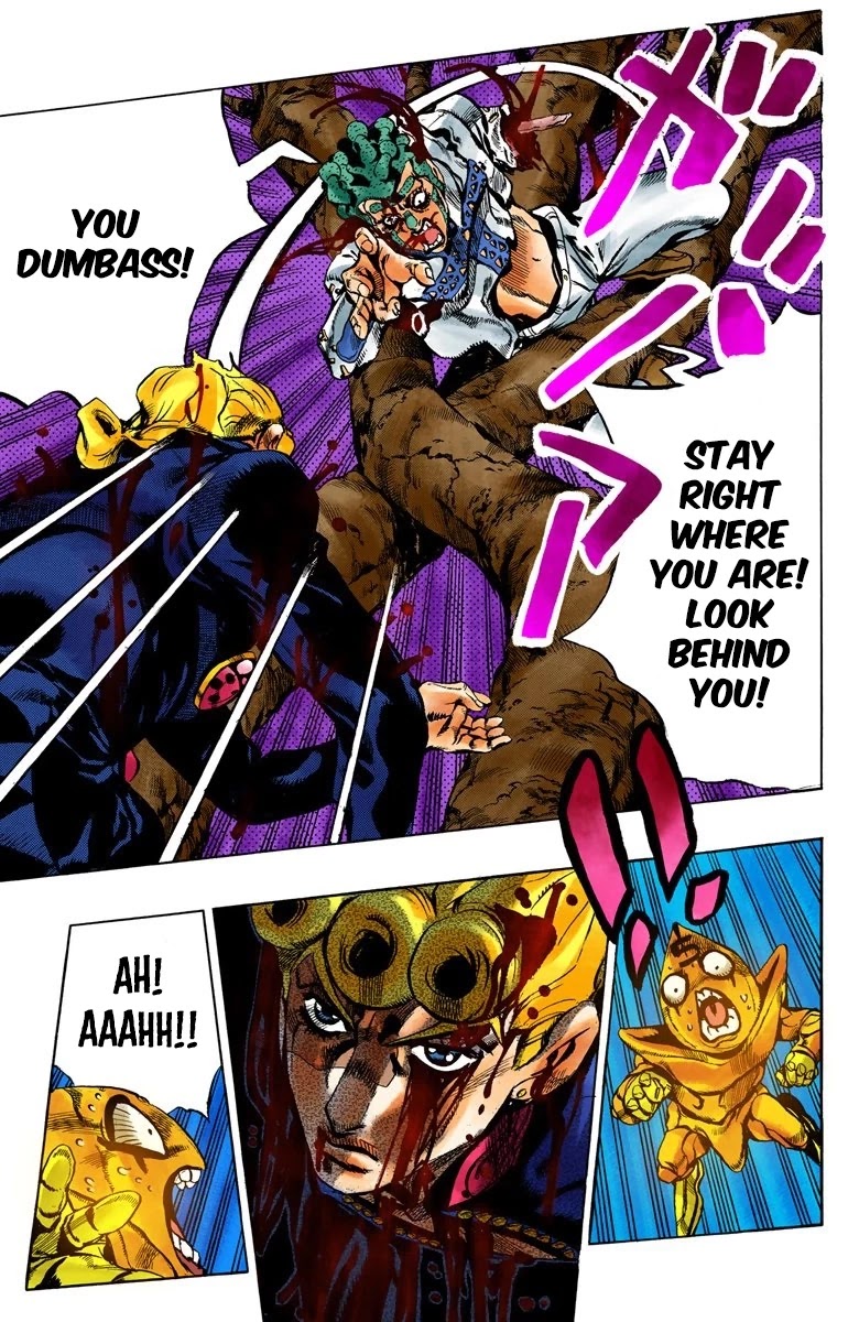 JoJo's Bizarre Adventure Part 5 - Vento Aureo (Official Colored) chapter 123 page 7